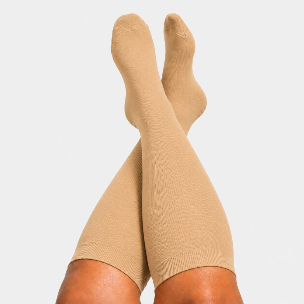 Black Wide Calf Compression Socks