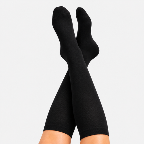 Bamboo Black Compression Socks