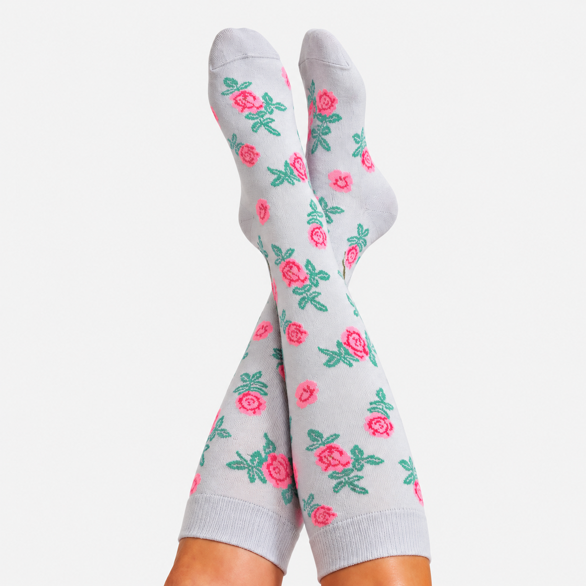 Flowers Gravel Compression Socks