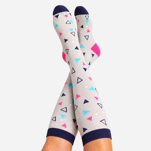 Geometric Pop Compression Socks