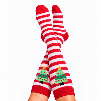Snowman Dots Compression Socks