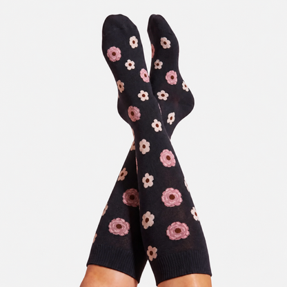 Flowers Gravel Compression Socks