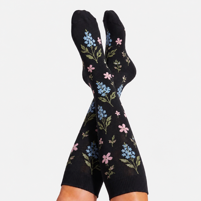 Flowers Gravel Compression Socks