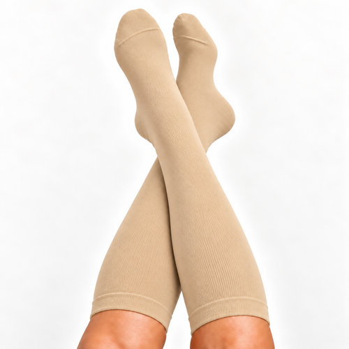 Bamboo Nude Compression Socks