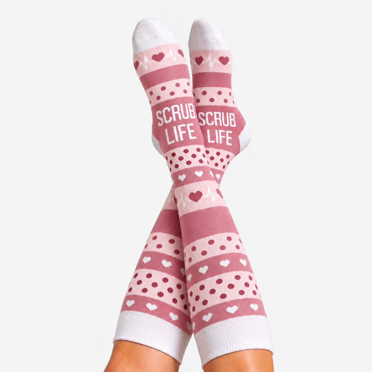 Polka Dot Compression Socks