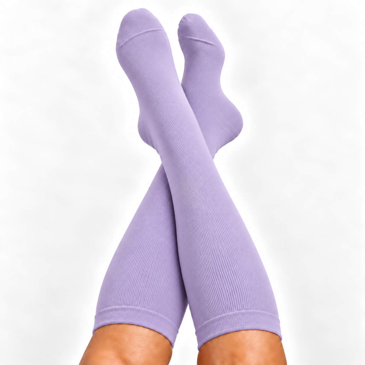 Bamboo Lavender Compression Socks