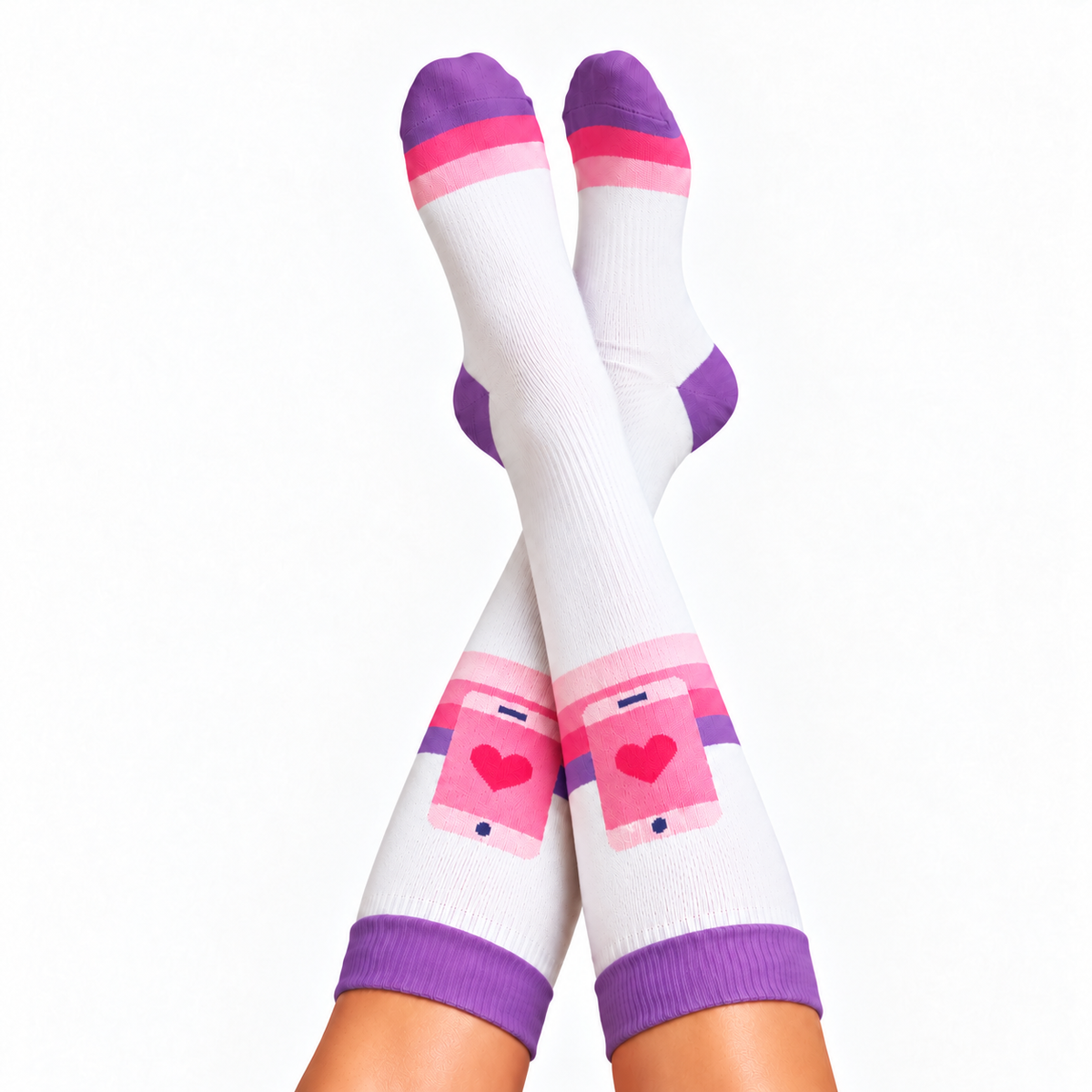 Polka Dot Compression Socks