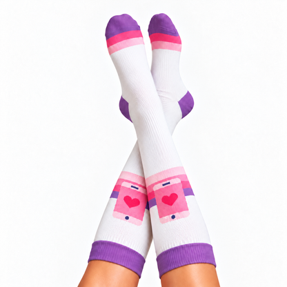 Polka Dot Compression Socks