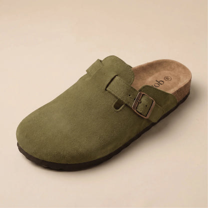 Genuine Suede Clogs