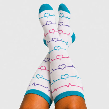 Black Wide Calf Compression Socks