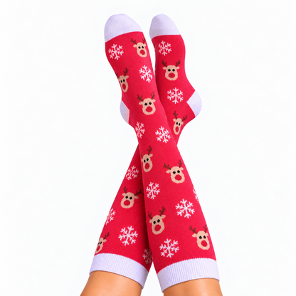 Snowman Dots Compression Socks