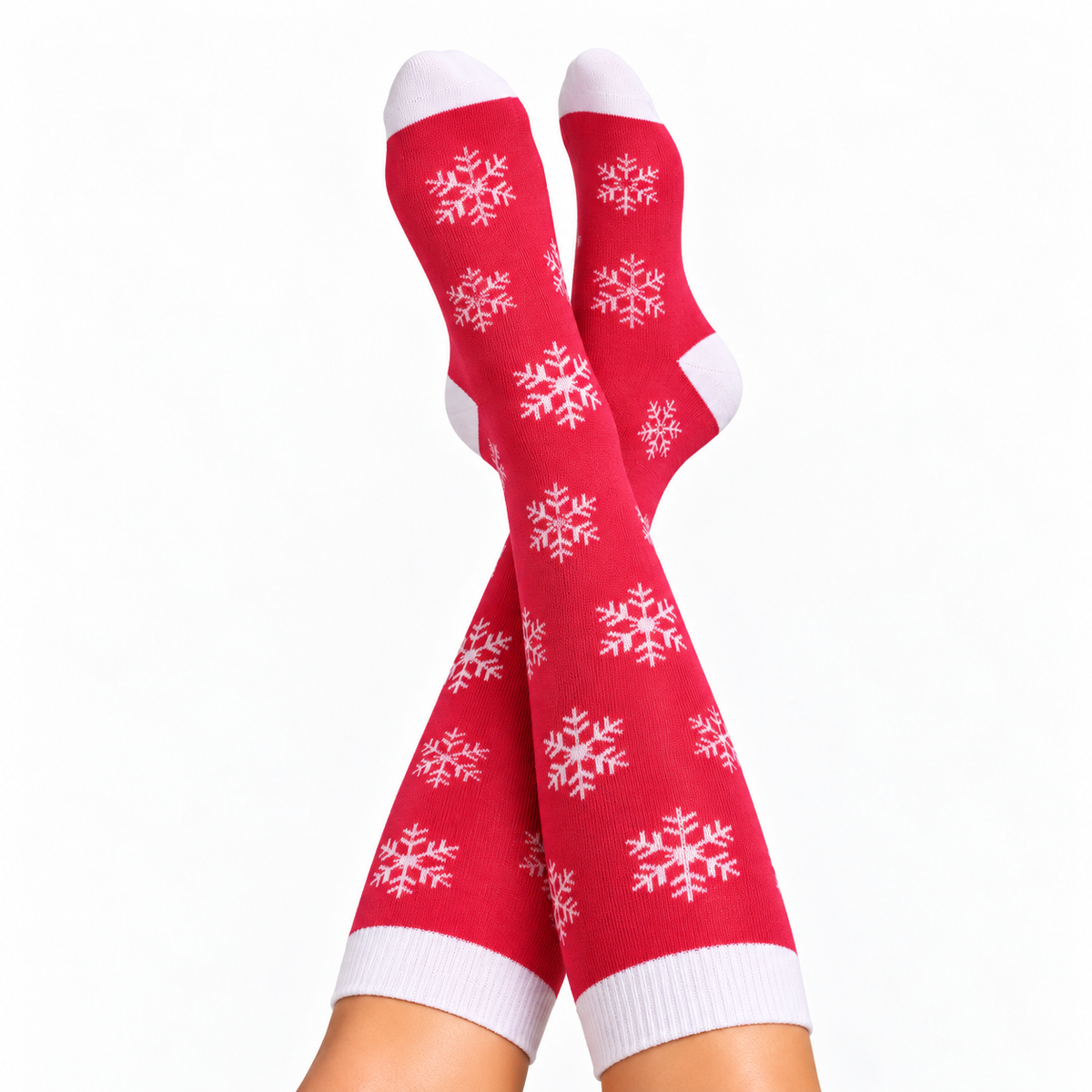 Snowman Dots Compression Socks