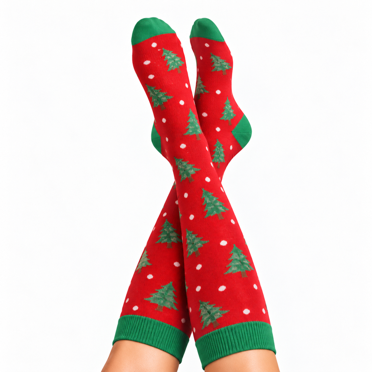 Snowman Dots Compression Socks