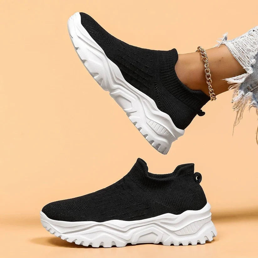 Ortho Cloud Slip Ons 1.0 - Black White